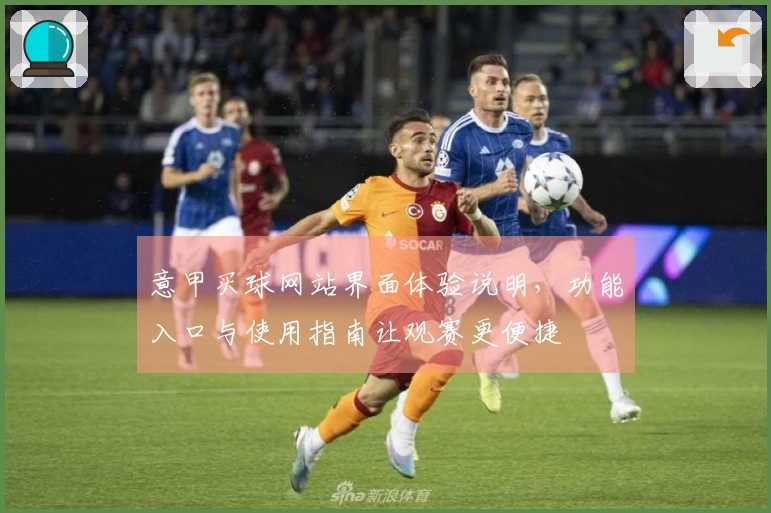 意甲买球网站界面体验说明，功能入口与使用指南让观赛更便捷
